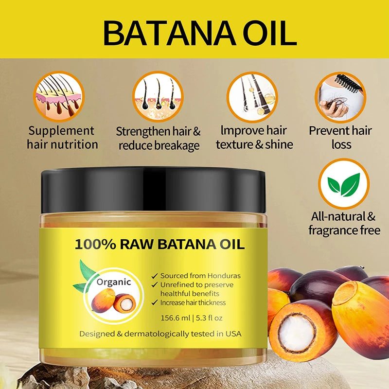 Batana Oil Hair &amp; Scalp Treatment – Nourishing Hair Oil for Stronger, Healthier-Looking Hair