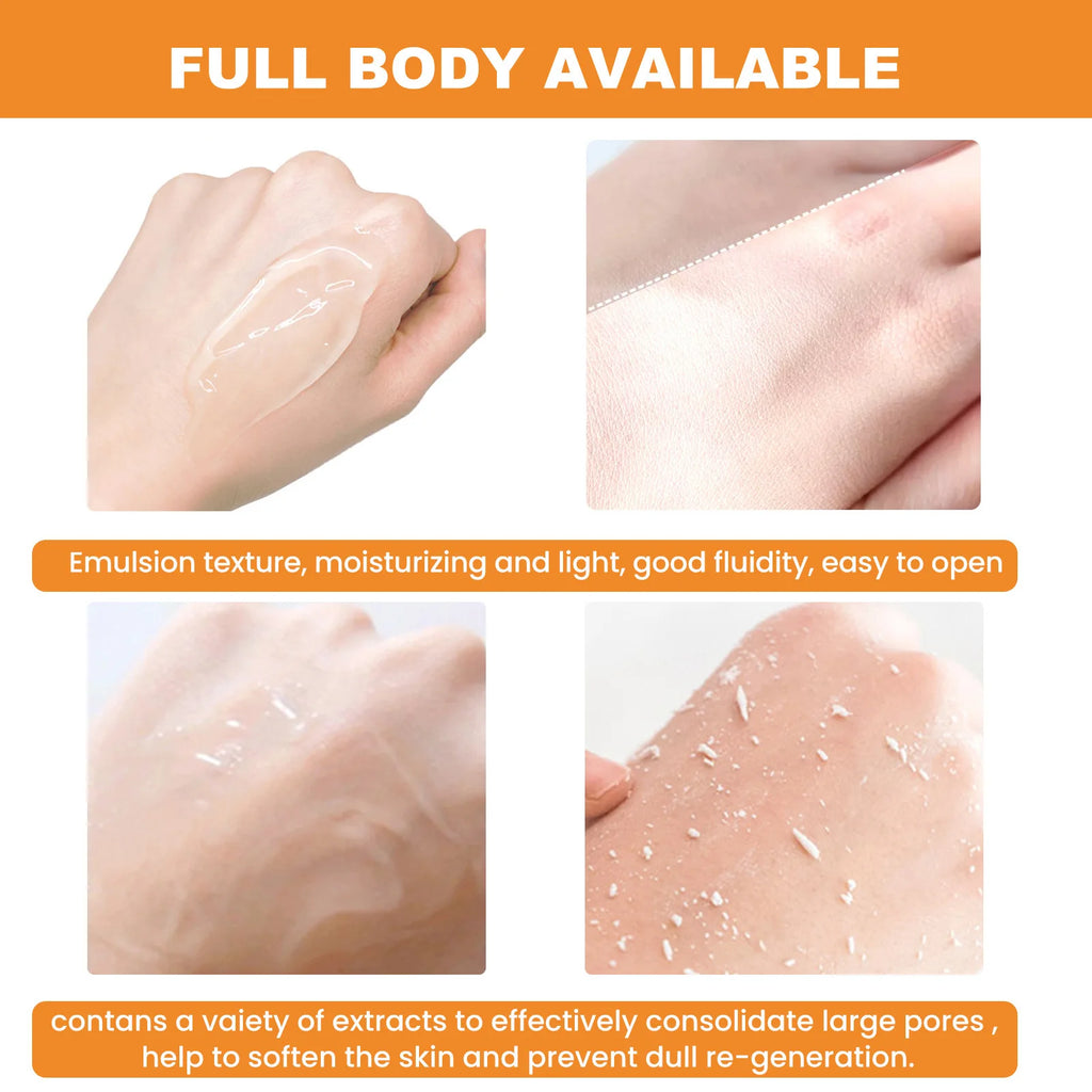Orange Exfoliating Peeling Gel – Brightening & Moisturising Scrub