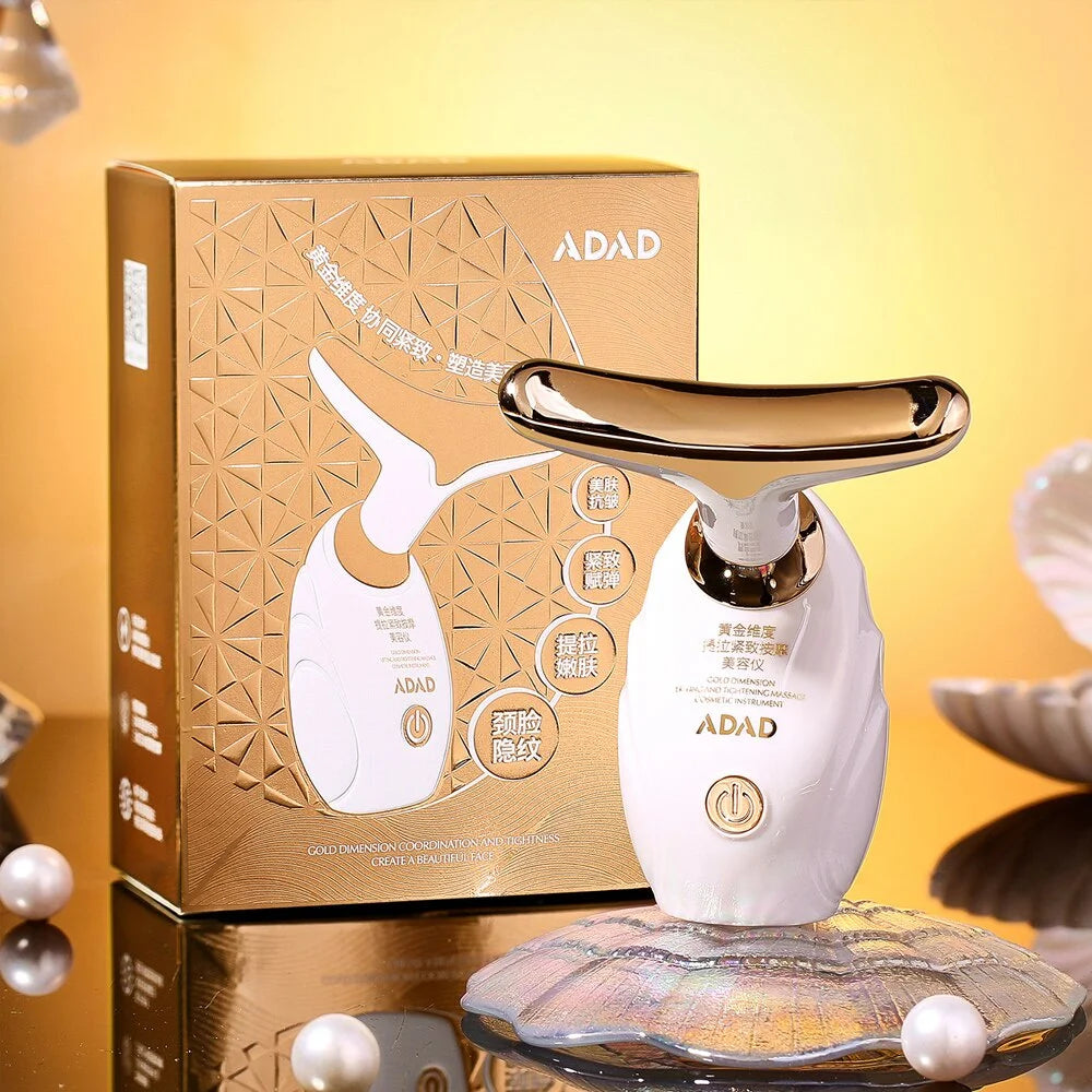 Microcurrent Face & Neck Lifting Massager — Sonic Skin Rejuvenation Device