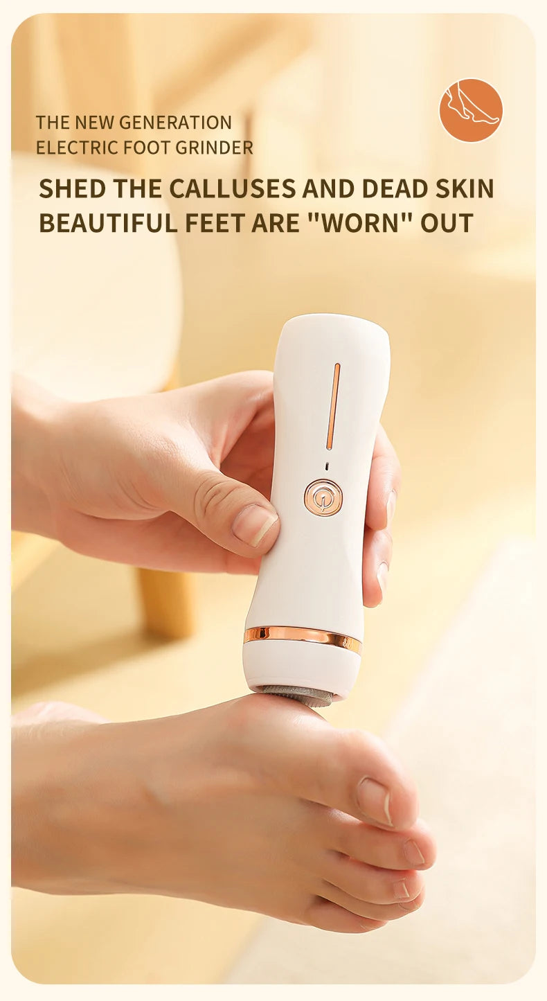 Electric Foot Callus Remover – Rechargeable Pedicure Tool for Smooth, Soft Feet