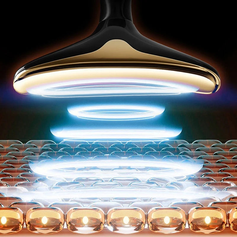Microcurrent Face & Neck Lifting Massager — Sonic Skin Rejuvenation Device
