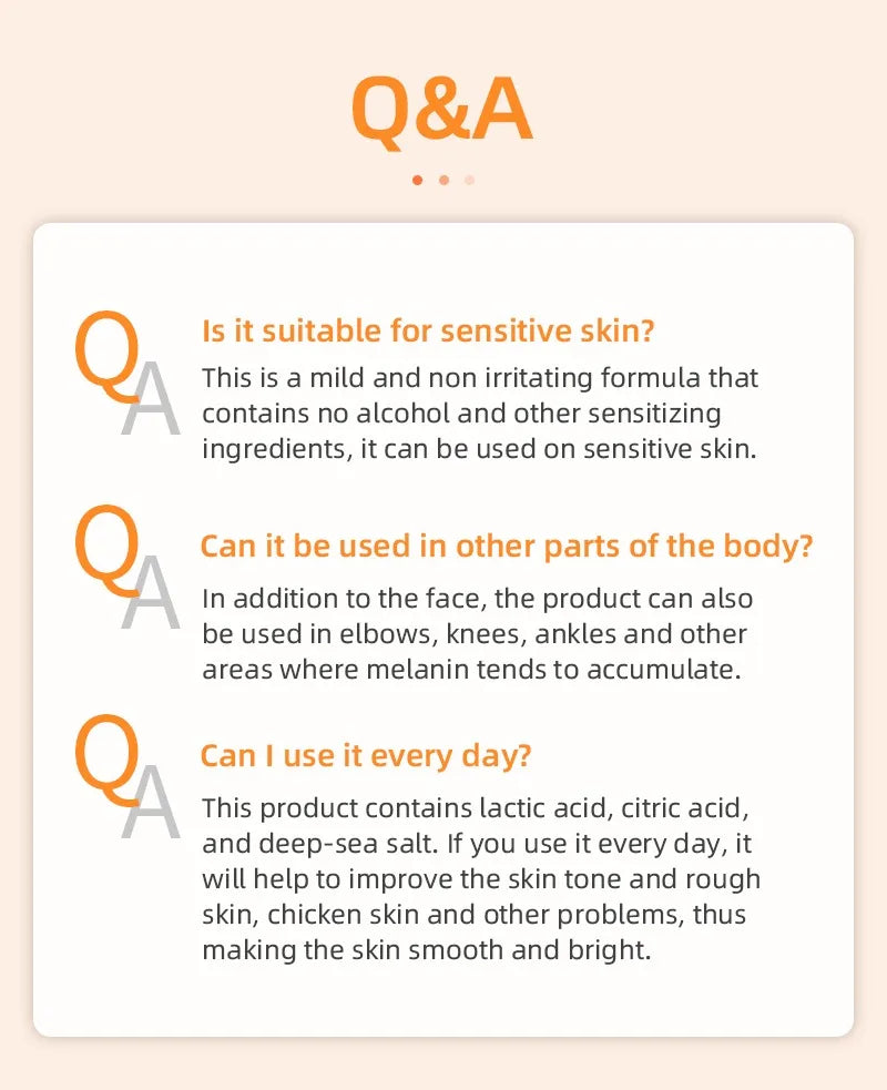 Orange Exfoliating Peeling Gel – Brightening & Moisturising Scrub