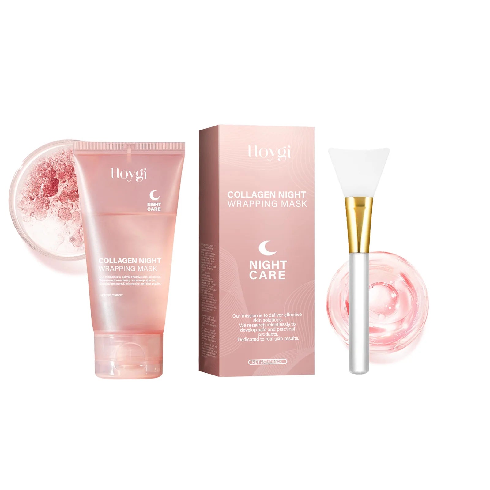 GlowWrap™ Collagen Night Mask – Overnight Hydrating Face Mask for Radiant, Glowing Skin 🌙✨