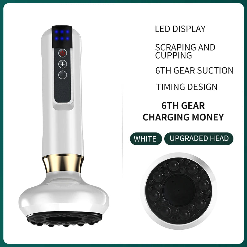 Smart Electric Cupping Massager — Infrared Heat, Vacuum Suction & Body Sculpting