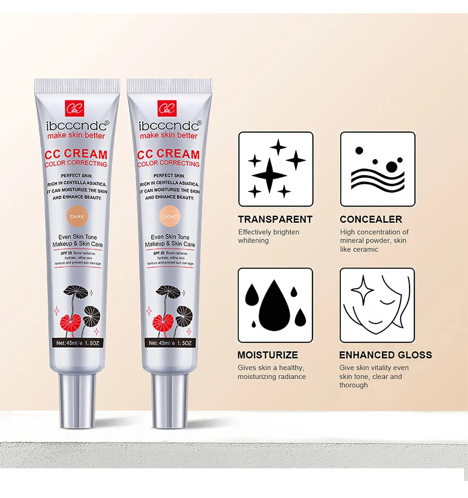 CC Cream Full Coverage Foundation – Colour Correcting & Moisturising
