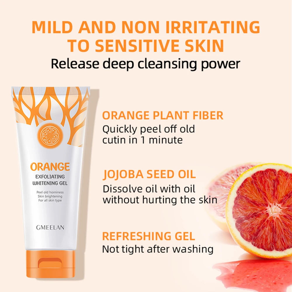 Orange Exfoliating Peeling Gel – Brightening & Moisturising Scrub