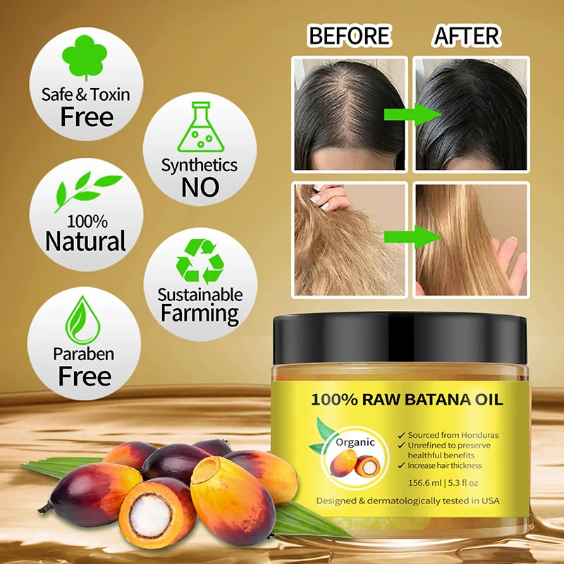 Batana Oil Hair &amp; Scalp Treatment – Nourishing Hair Oil for Stronger, Healthier-Looking Hair