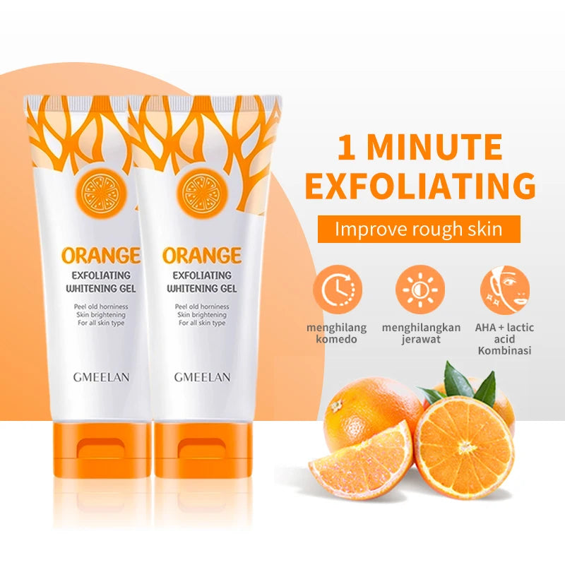 Orange Exfoliating Peeling Gel – Brightening & Moisturising Scrub