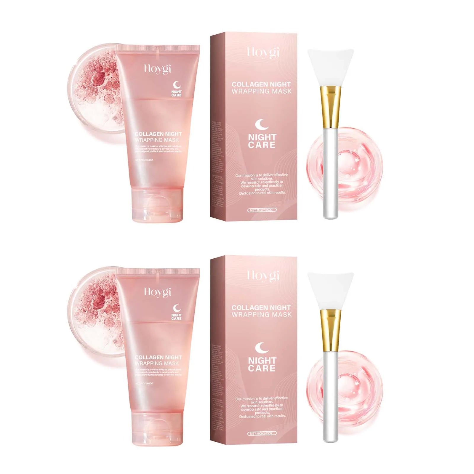 GlowWrap™ Collagen Night Mask – Overnight Hydrating Face Mask for Radiant, Glowing Skin 🌙✨