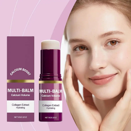 Calcium Volume Multi Balm Stick – Collagen Moisturising Cream for Eyes, Neck & Face