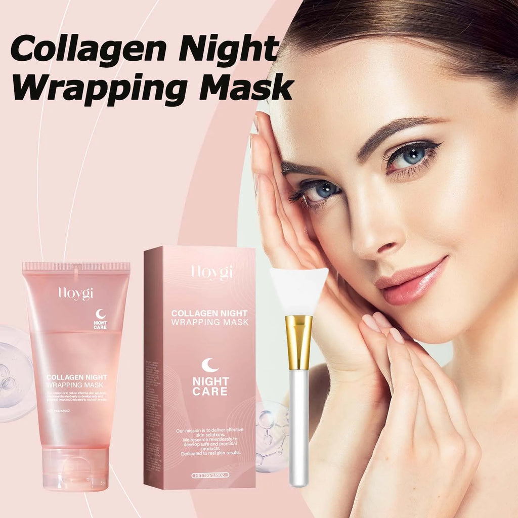GlowWrap™ Collagen Night Mask – Overnight Hydrating Face Mask for Radiant, Glowing Skin 🌙✨